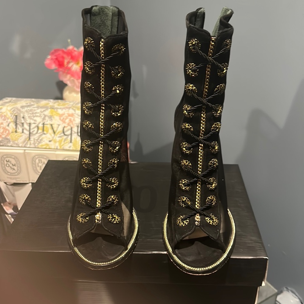 Sophia Webster Open Toe Botties